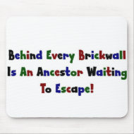 Behind Every Brickwall Is... mousepad