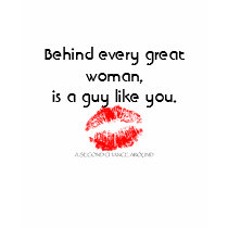 BEHIND EVERY GREAT WOMAN... t-shirts