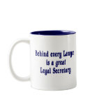 Behind Every Lawyer - Paralegal Mug