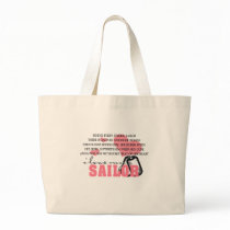 Behind every Sailor Tote Bags