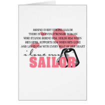 Behind every Sailor Greeting Cards