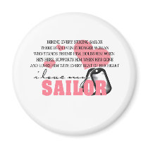 Behind every Sailor Magnet