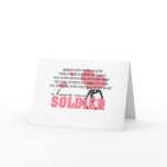 Behind every Soldier Cards