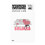Behind every Soldier Postage Stamp