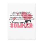 Behind every Soldier Post Card