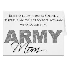 Behind Every Strong Soldier 1 Greeting Cards