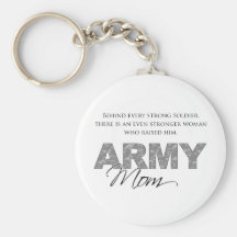 Behind Every Strong Soldier 1 Keychains