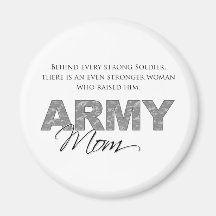 Behind Every Strong Soldier 1 Magnet