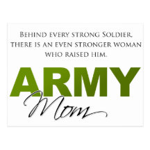 Behind Every Strong Soldier 2 Post Card