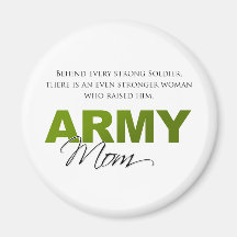 Behind Every Strong Soldier 2 Refrigerator Magnet