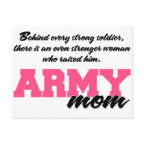Behind Every Strong Soldier 3 Post Cards