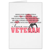 Behind every Veteran Greeting Card