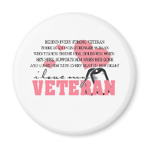Behind every Veteran Magnet