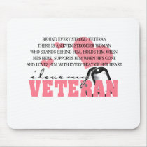 Behind every Veteran Mouse Pads