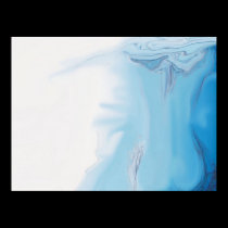 Behind posters