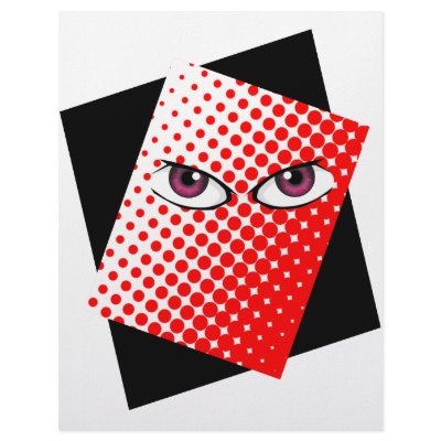 Behind Retro Eyes Letterhead Template by Sleepless_Shadowman