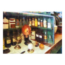 Behind the Counter at the Drugstore Personalized Announcements