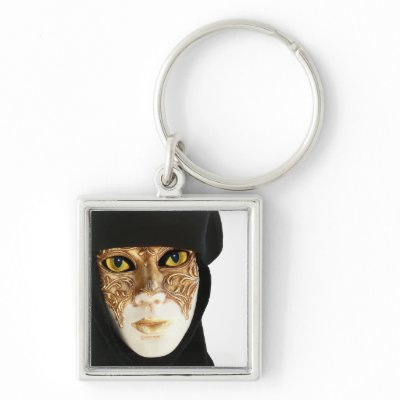 Behind the Mask Masquerade Key Chain by NoteableExpressions
