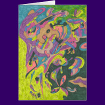 Behold, Original Abstract cards