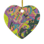 Behold, Original Abstract Christmas Tree Ornament