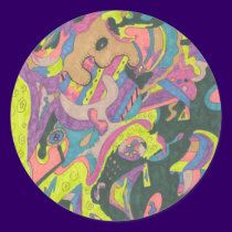 Behold, Original Abstract stickers