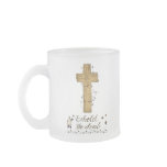 Behold the Lamb Christian Frosted Mug