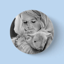 Behold the Lamb Of God  Button buttons