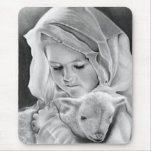Behold the Lamb of God Mousepad
