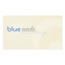 Beige and Blue business cards by Pixel_Bunneh Beige and Blue business cards