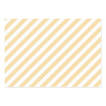 Beige and White Diagonal Stripes. Business Card