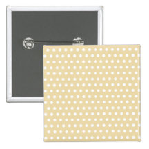 Beige and White Polka Dot Pattern. Spotty. Buttons