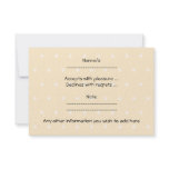 Beige Baby Pram. On spotty background. Custom Invites