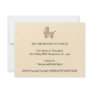 Beige Baby Pram. On spotty background. Personalized Invitations