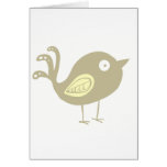 Beige Bird cards