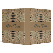 beige brown pattern binders