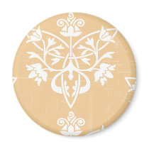 Beige Deco magnets
