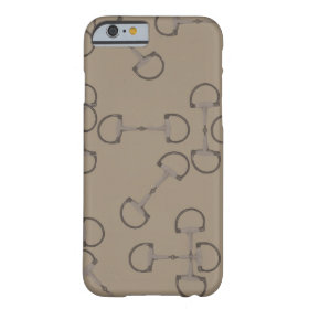 Beige Equestrian Horse Bits Barely There iPhone 6 Case