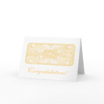 beige flowers cards