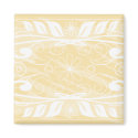 beige flowers magnets