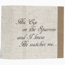 Beige Linen Bible Avery Binder