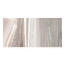 Beige Moire Custom Photo Card