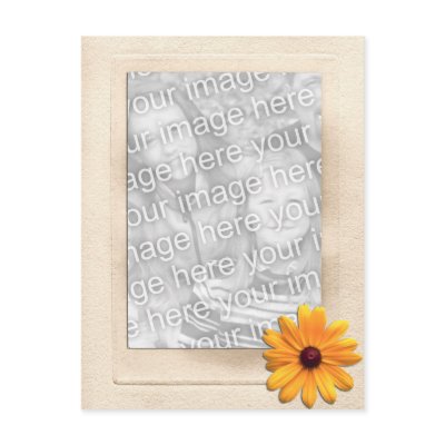 Beige Photo Template Postcard by HeartsinFocus