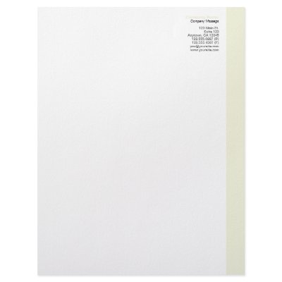 Beige Right Sidebar Letterhead by Personalization_Shop
