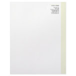 Beige Right Sidebar Letterhead