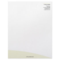 Beige Rolling Hill Letterhead