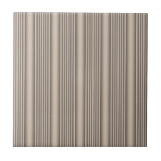 Beige Sculpted Stripe Ceramic Tile