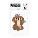 Beige Shih Tzu postage