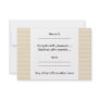 Beige Tan Color Stripe Pattern. Personalized Invitations