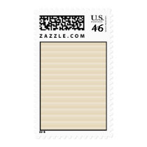 Beige Tan Color Stripe Pattern. Postage Stamps