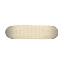 Beige Tan Color Stripe Pattern. Skate Board Decks